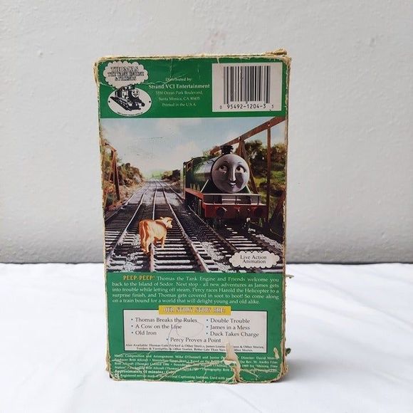 Thomas The Tank Engine & Friends: Thomas Breaks The Rules VHS Rare Ringo Starr - Picture 3 of 6
